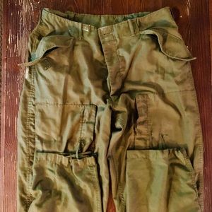 Military Style Green Flame Retardant Pants